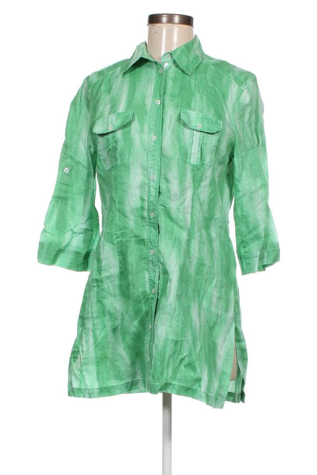 Дамска риза Public, Размер L, Цвят Зелен, Цена 25,00 лв.