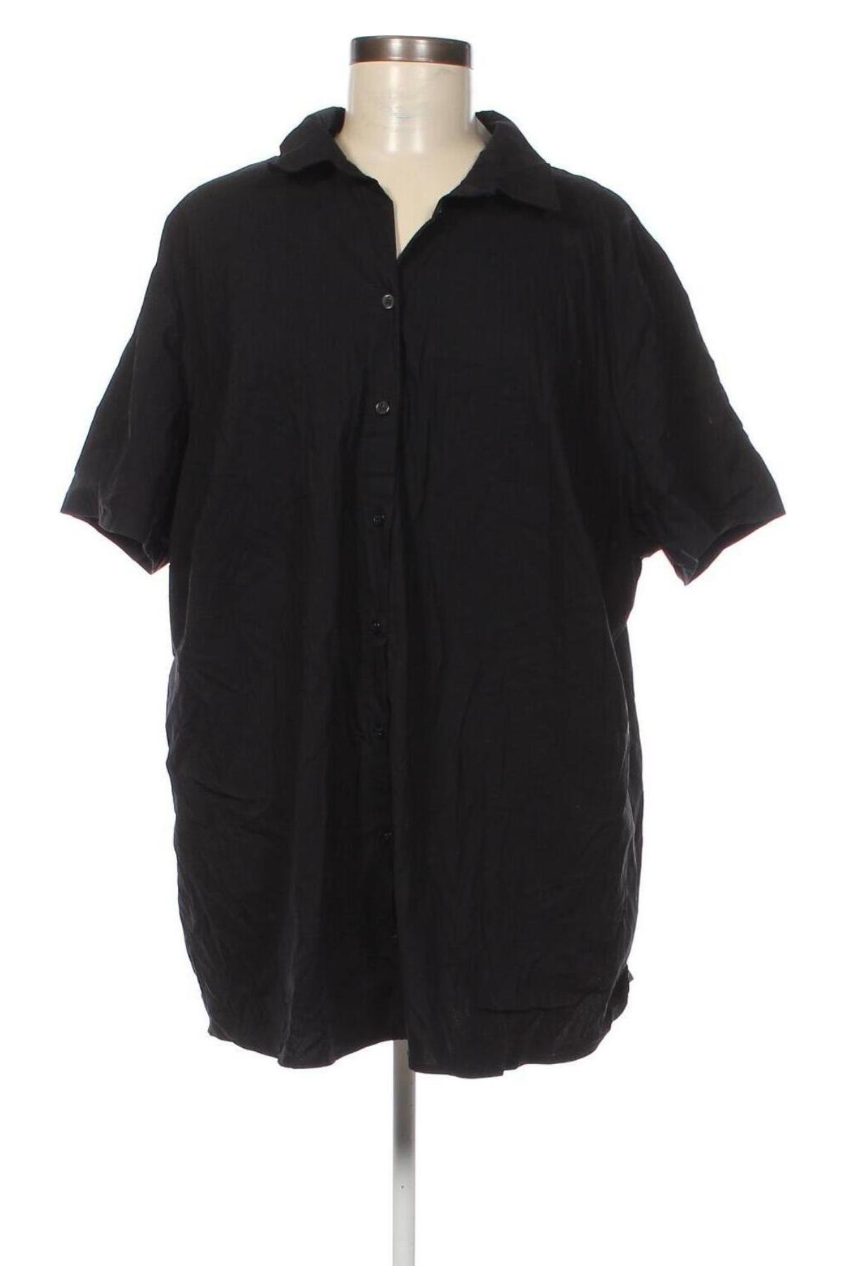 Γυναικείο πουκάμισο Sheego, Μέγεθος 3XL, Χρώμα Μαύρο, Τιμή 28,06 €