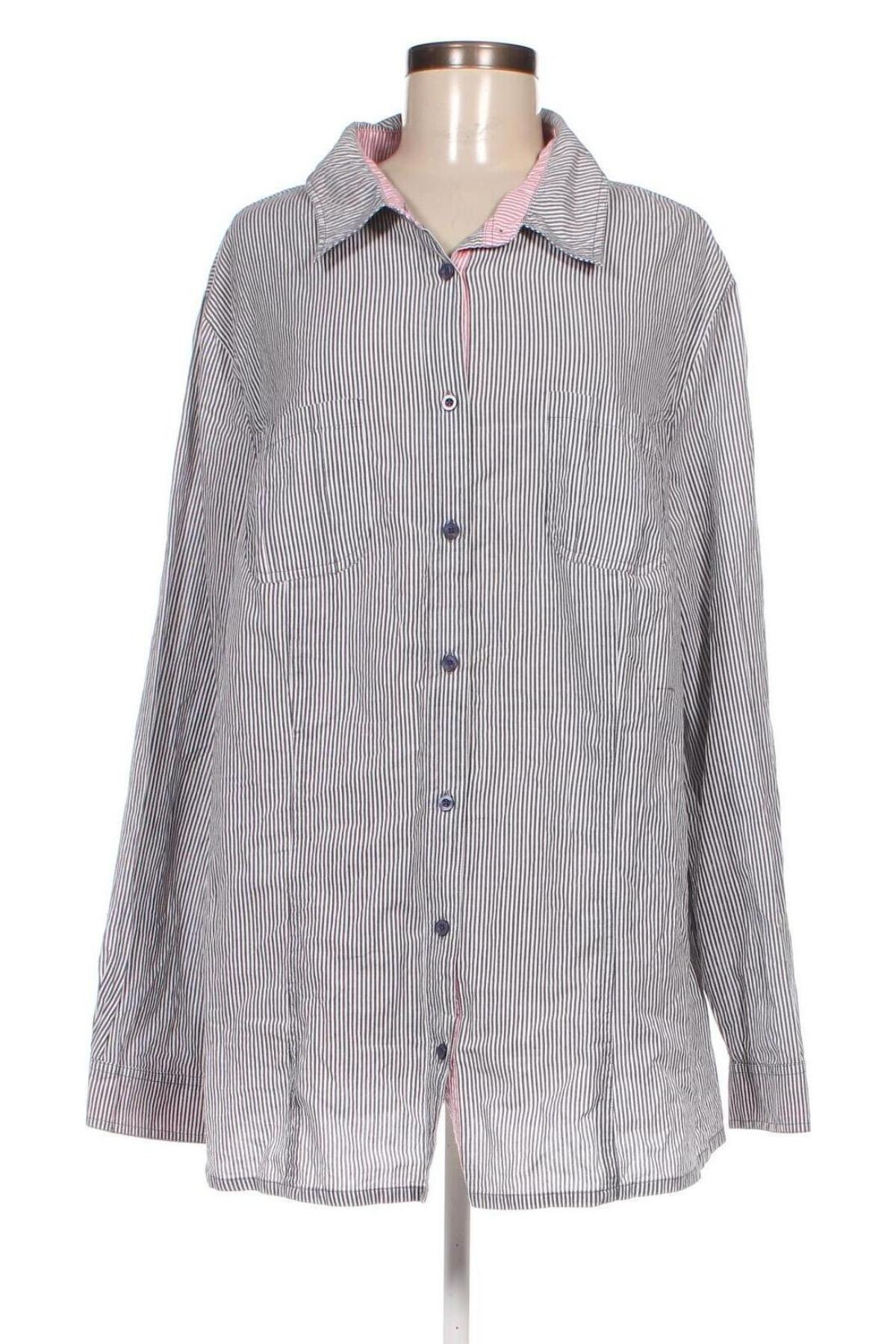 Γυναικείο πουκάμισο Sheego, Μέγεθος 4XL, Χρώμα Πολύχρωμο, Τιμή 14,85 €