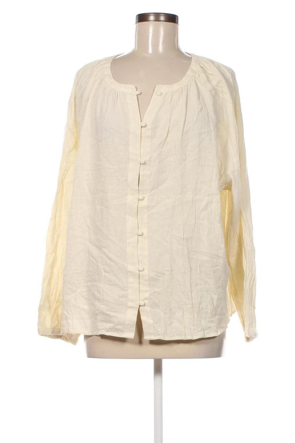 Γυναικείο πουκάμισο Studio, Μέγεθος XL, Χρώμα Κίτρινο, Τιμή 10,82 €