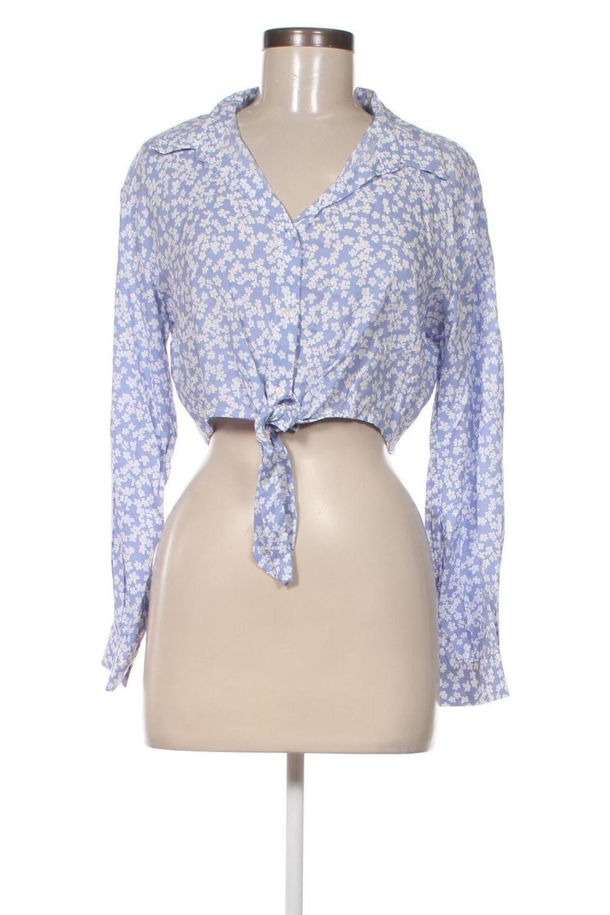 Γυναικείο πουκάμισο Tally Weijl, Μέγεθος S, Χρώμα Μπλέ, Τιμή 6,39 €