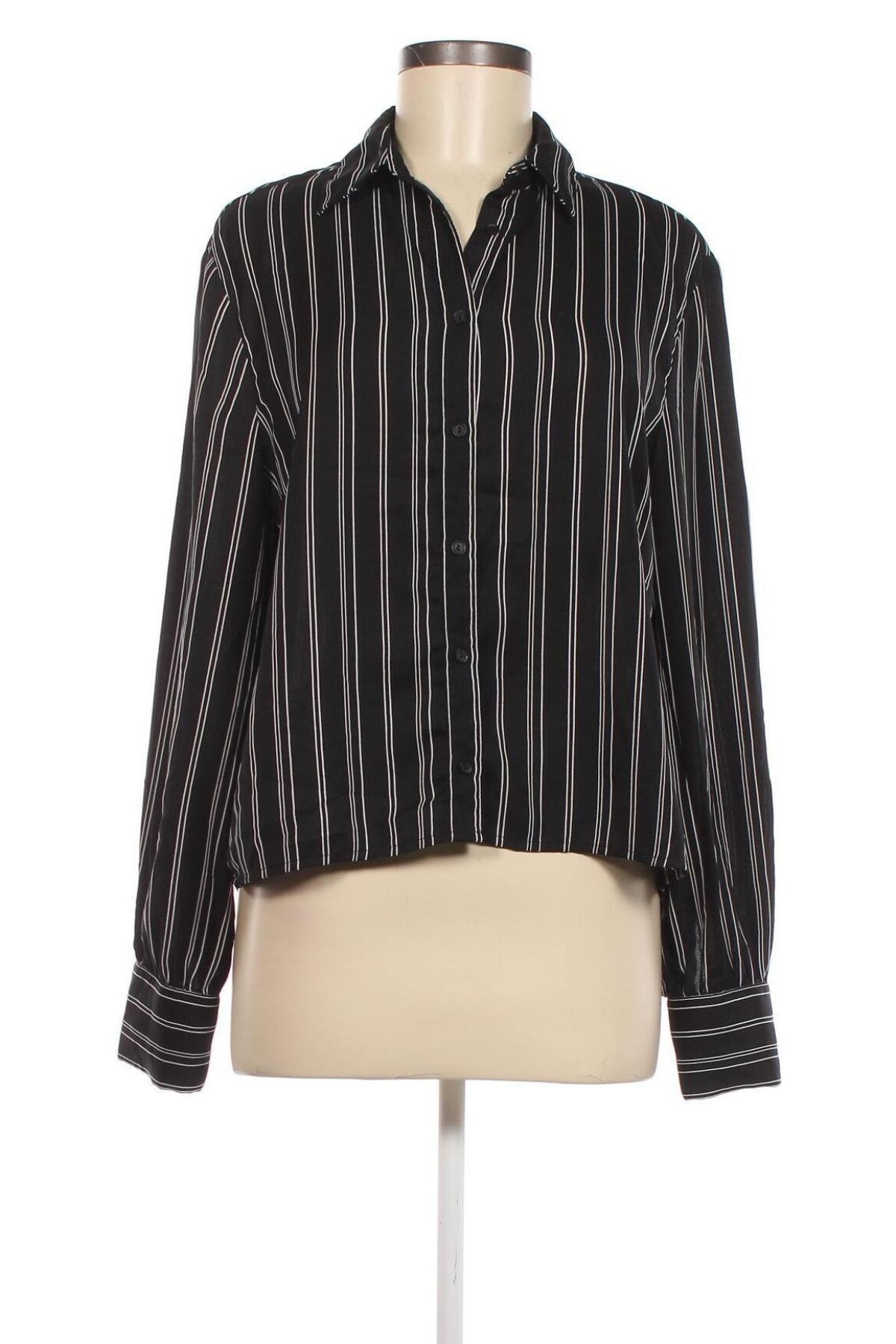 Γυναικείο πουκάμισο Terranova, Μέγεθος L, Χρώμα Μαύρο, Τιμή 4,02 €