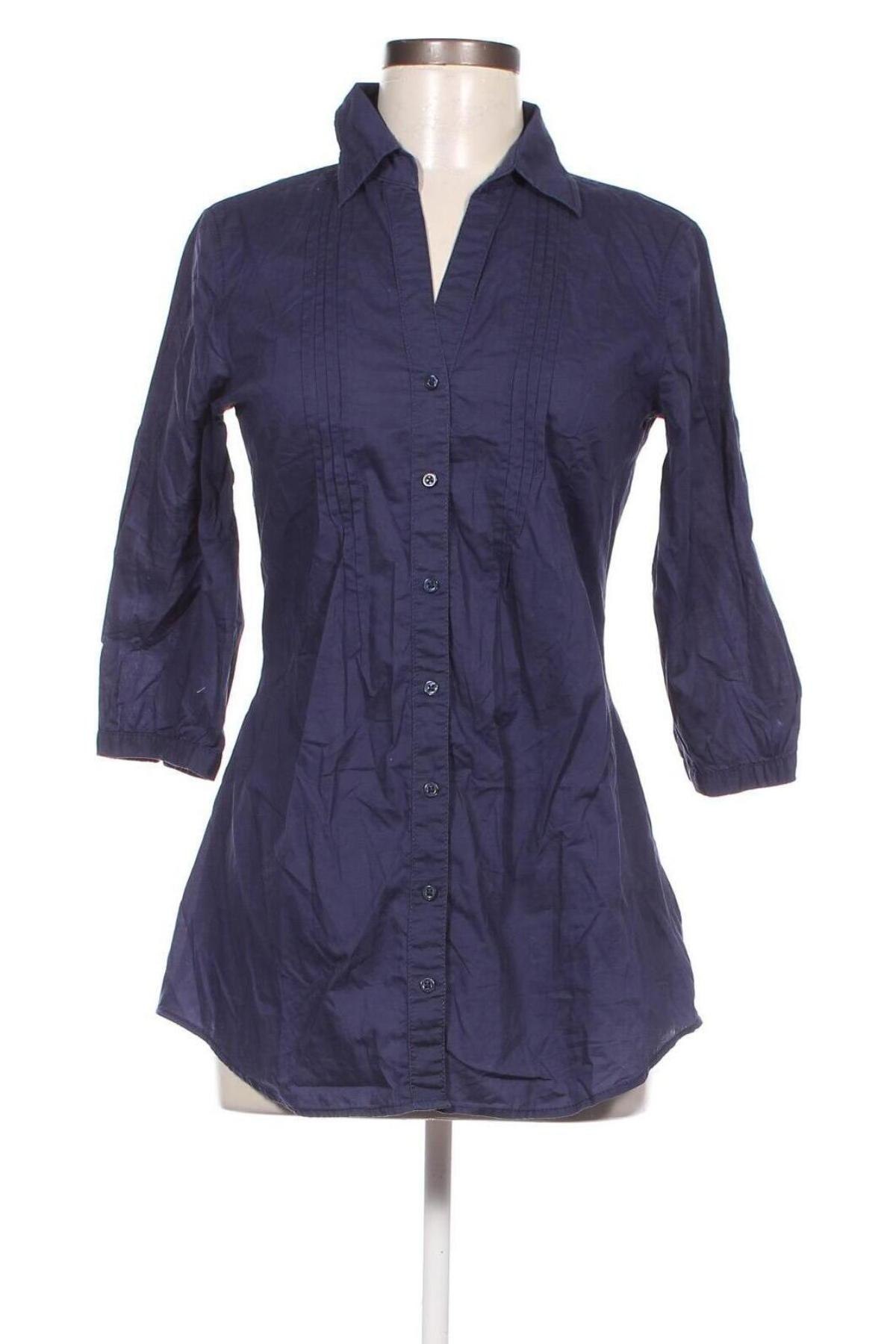 Γυναικείο πουκάμισο Tom Tailor, Μέγεθος S, Χρώμα Μπλέ, Τιμή 5,64 €