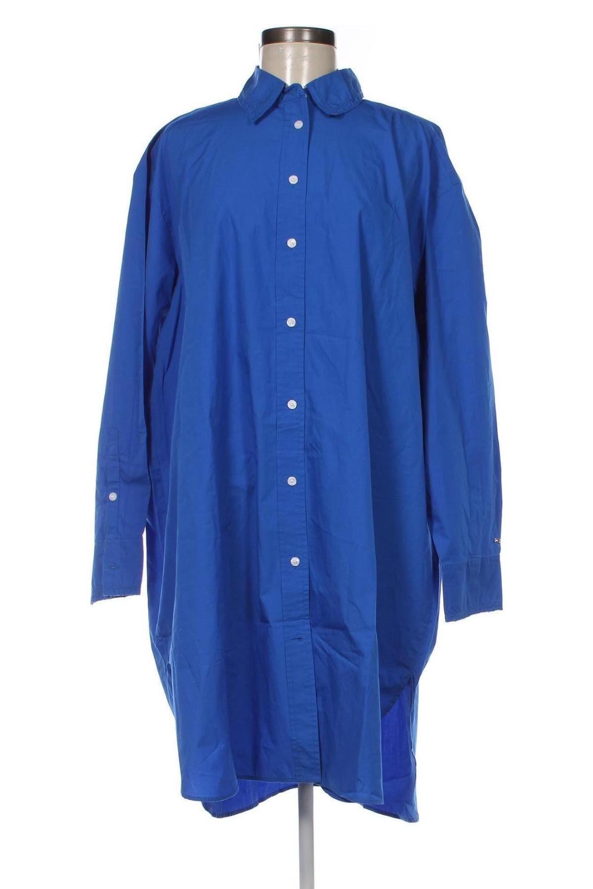 Дамска риза Tommy Hilfiger, Размер M, Цвят Син, Цена 182,00 лв.