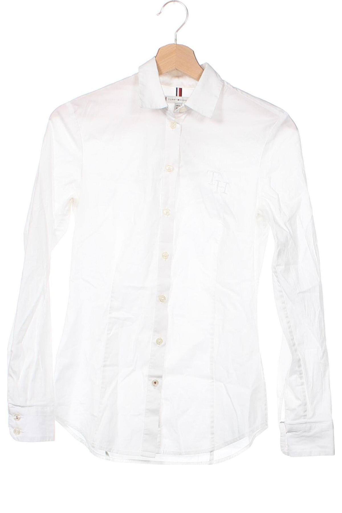 Дамска риза Tommy Hilfiger, Размер XS, Цвят Бял, Цена 182,00 лв.