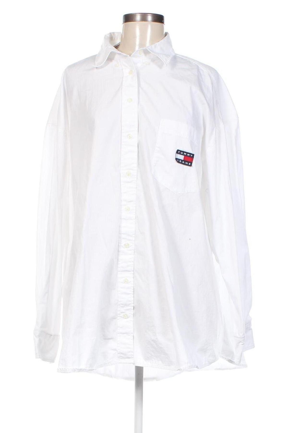 Damenbluse Tommy Jeans, Größe XL, Farbe Weiß, Preis 37,72 €