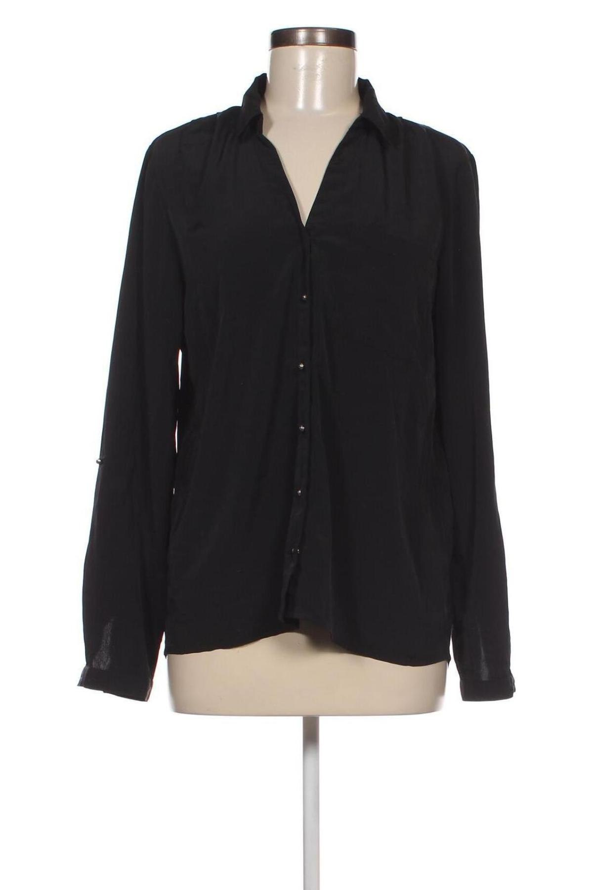 Γυναικείο πουκάμισο Vero Moda, Μέγεθος M, Χρώμα Μαύρο, Τιμή 2,04 €