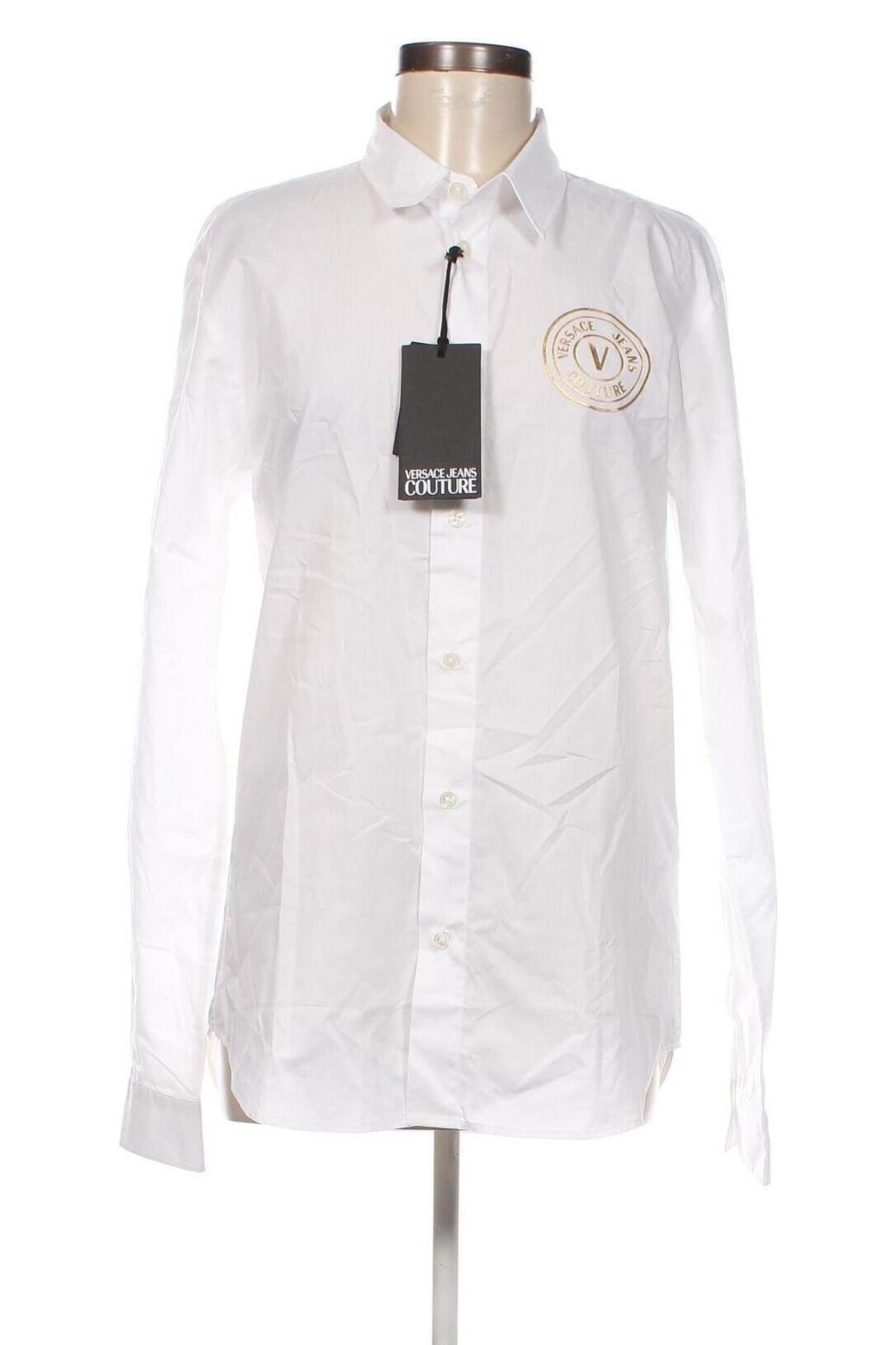 Γυναικείο πουκάμισο Versace Jeans, Μέγεθος M, Χρώμα Λευκό, Τιμή 114,43 €