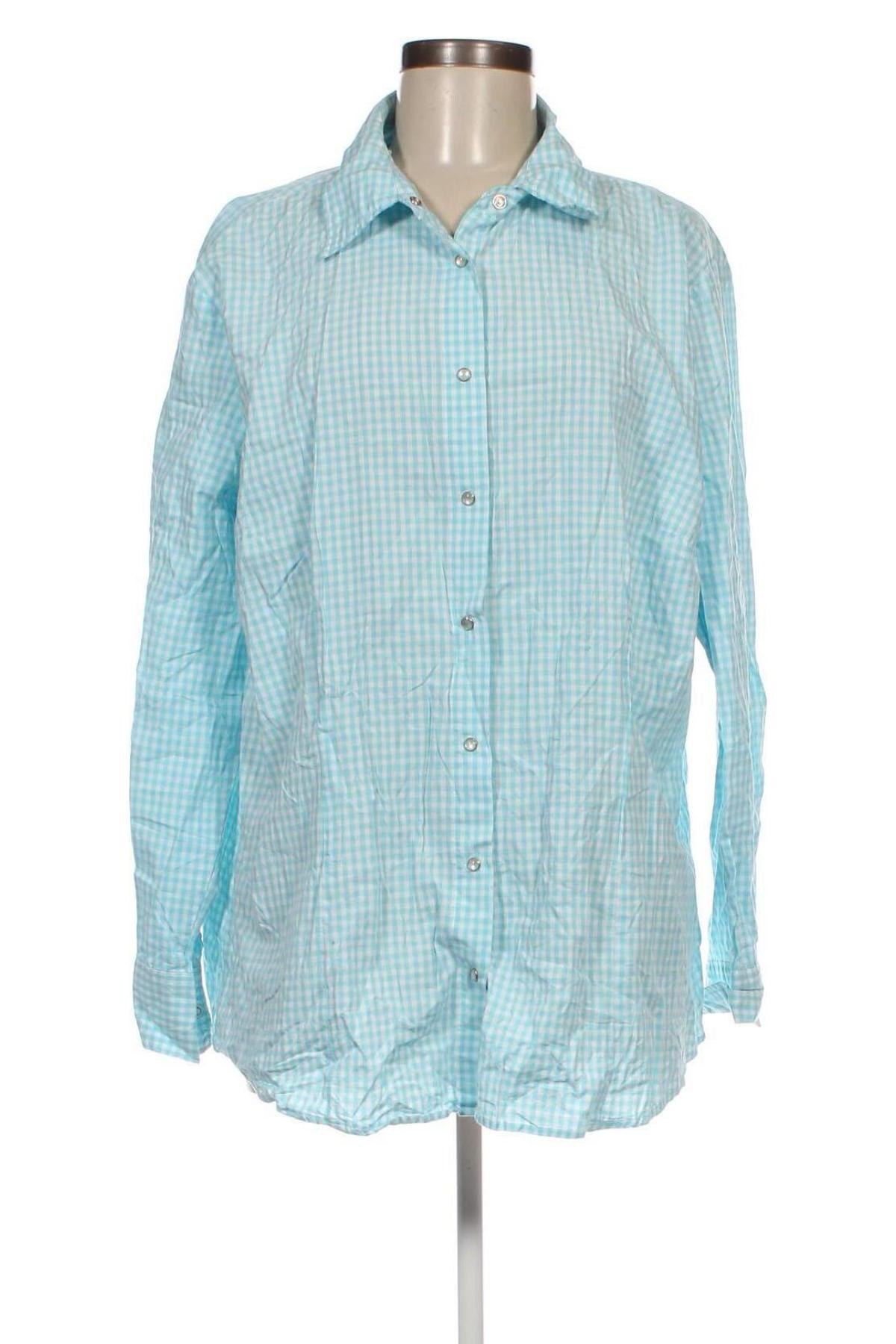Γυναικείο πουκάμισο W.O.B. World Of Basics, Μέγεθος XL, Χρώμα Πολύχρωμο, Τιμή 4,02 €