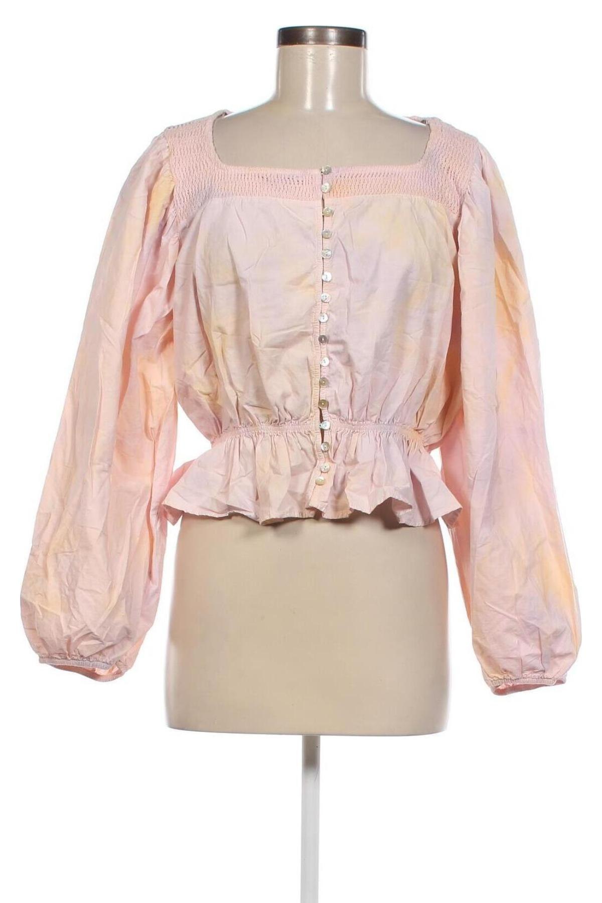 Дамска риза Zara, Размер M, Цвят Розов, Цена 20,00 лв.