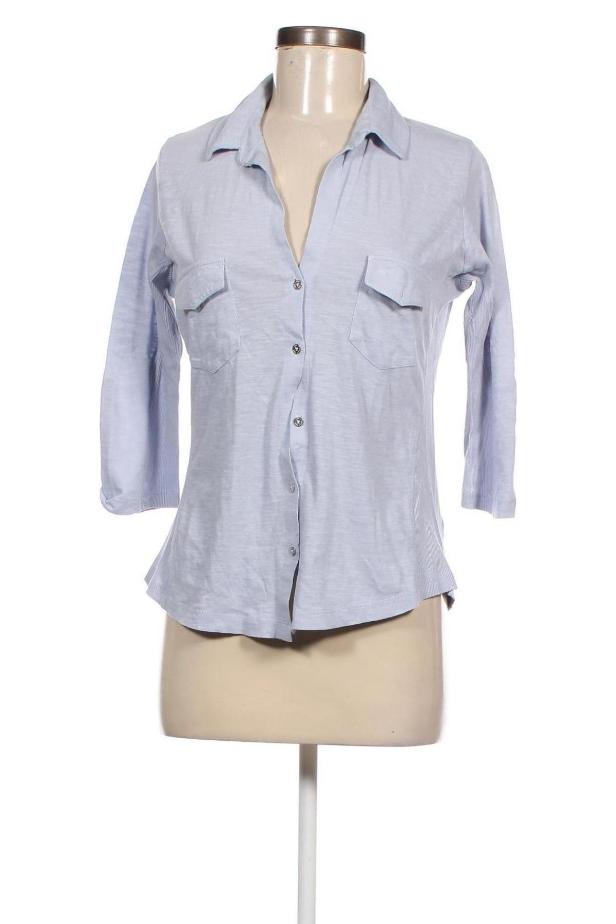 Γυναικείο πουκάμισο Zero, Μέγεθος S, Χρώμα Μπλέ, Τιμή 2,97 €