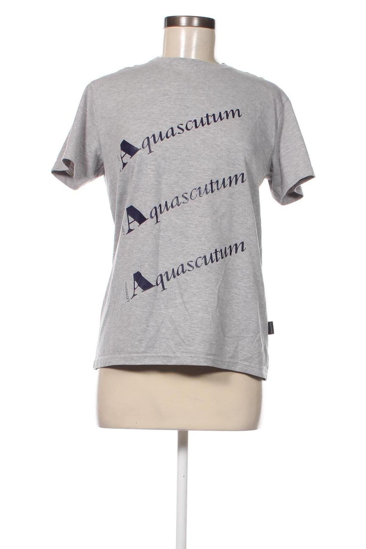 Γυναικείο t-shirt Aquascutum, Μέγεθος S, Χρώμα Γκρί, Τιμή 35,77 €