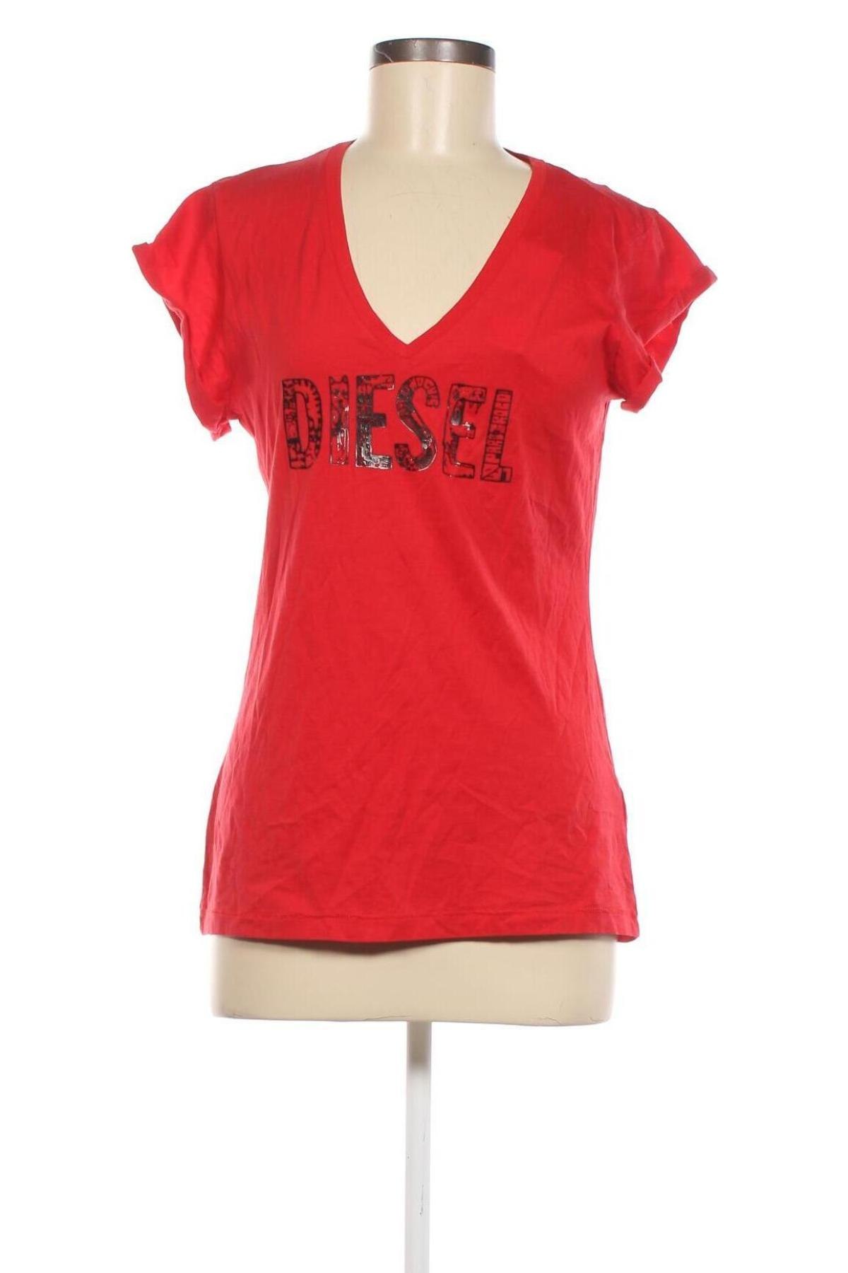 Dámské tričko Diesel, Velikost S, Barva Červená, Cena  808,00 Kč