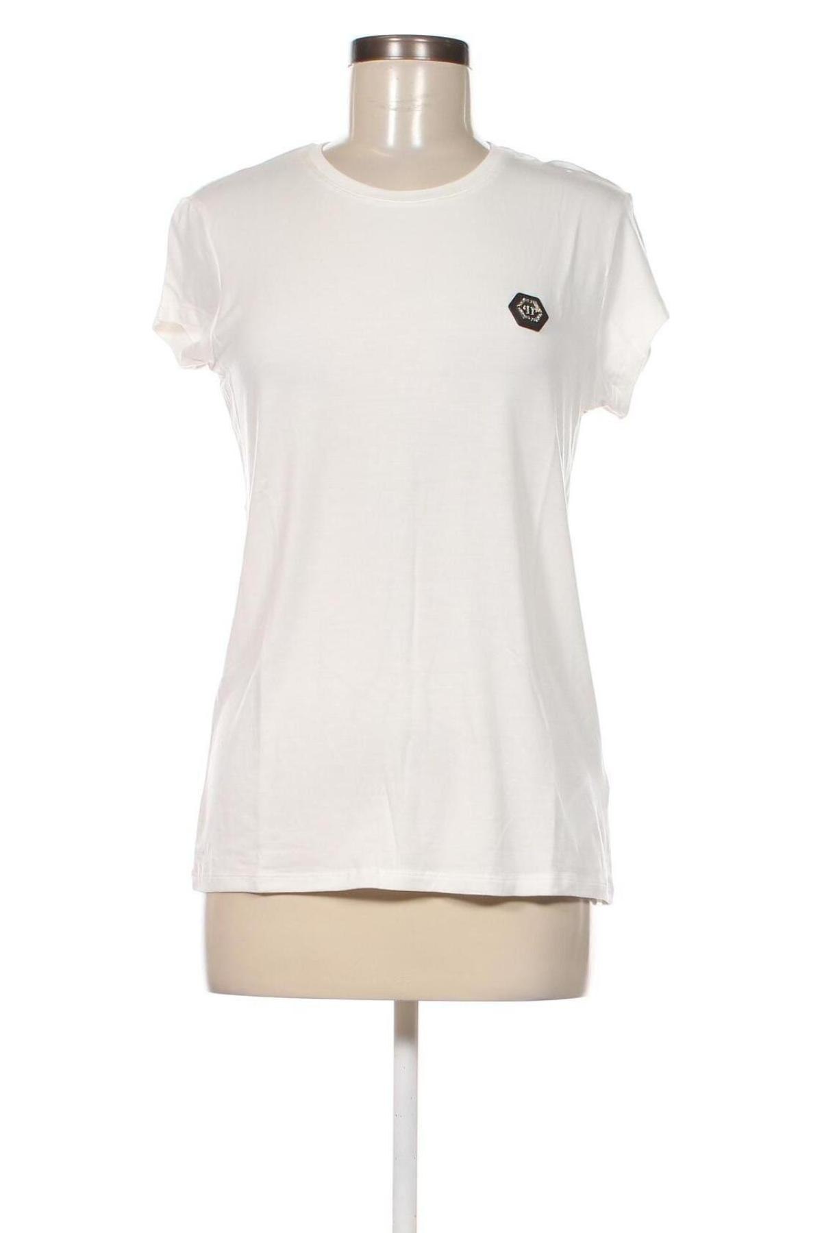 Дамска тениска Philipp Plein, Размер M, Цвят Екрю, Цена 369,00 лв.