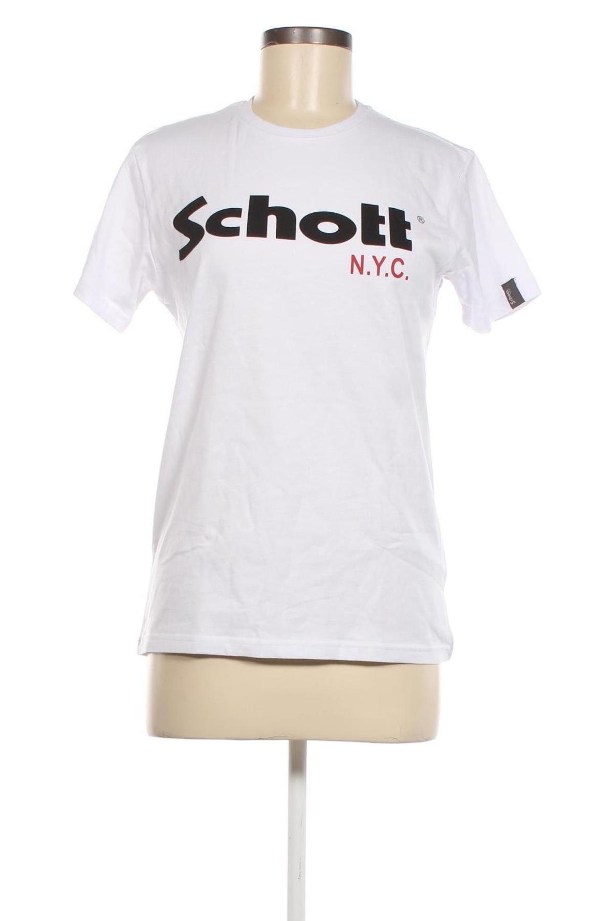 Tricou de femei Schott, Mărime S, Culoare Alb, Preț 123,02 Lei