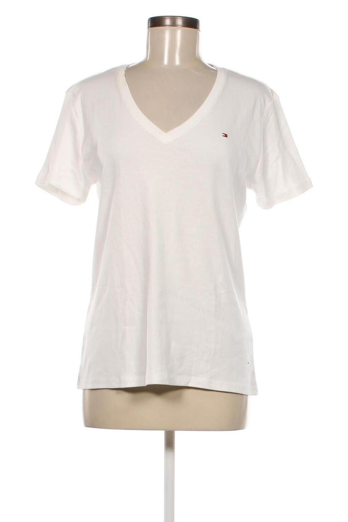 Damen T-Shirt Tommy Hilfiger, Größe XL, Farbe Weiß, Preis 57,06 €