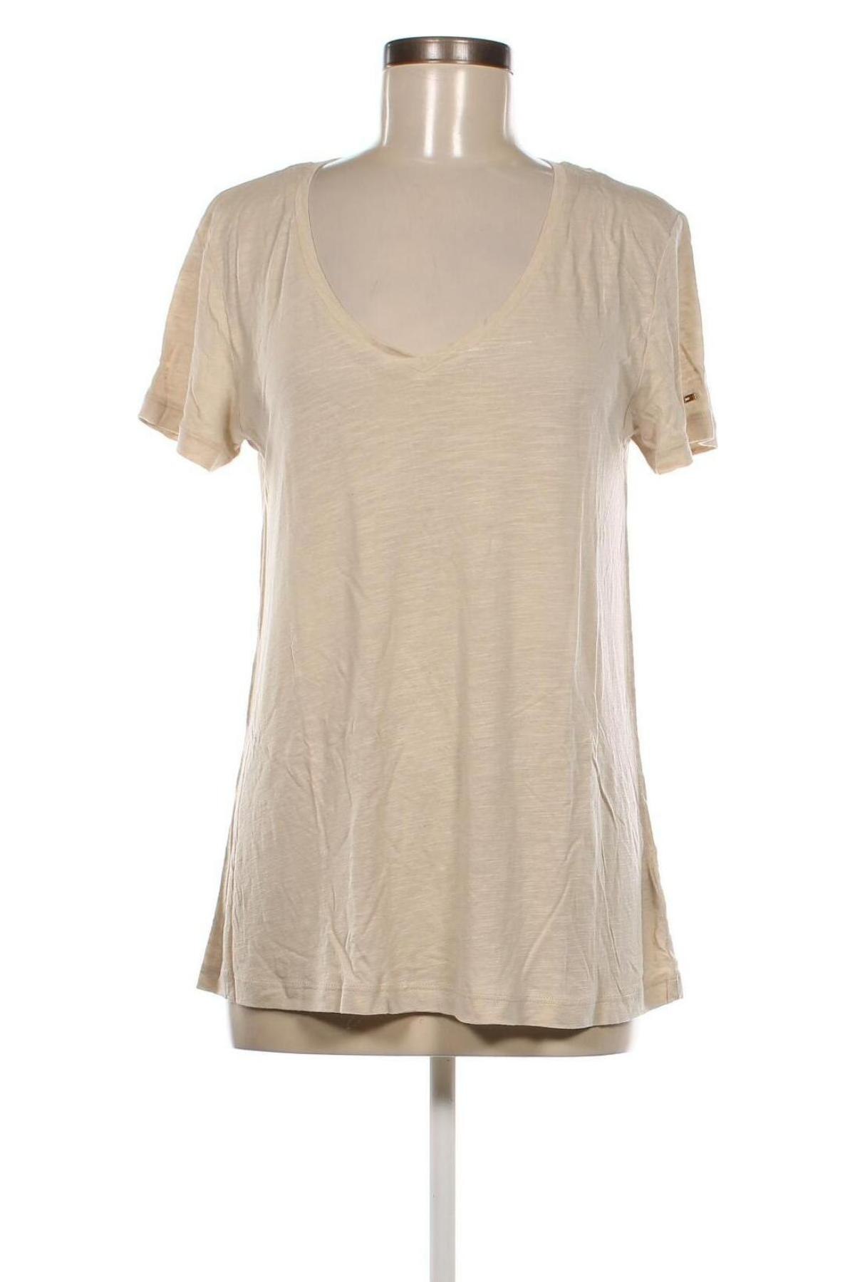 Damen T-Shirt Tommy Hilfiger, Größe M, Farbe Beige, Preis 57,06 €