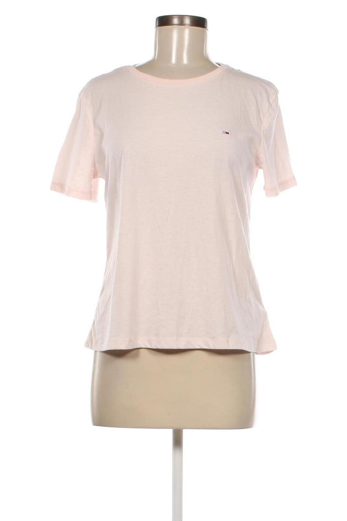 Damen T-Shirt Tommy Jeans, Größe M, Farbe Rosa, Preis 57,06 €