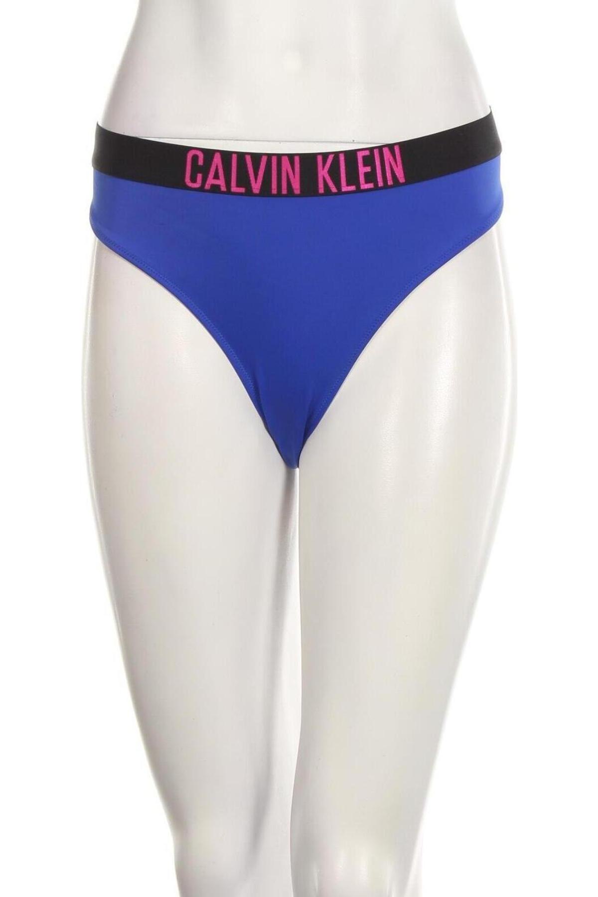 Dámske plavky  Calvin Klein Swimwear, Veľkosť L, Farba Modrá, Cena  32,00 €