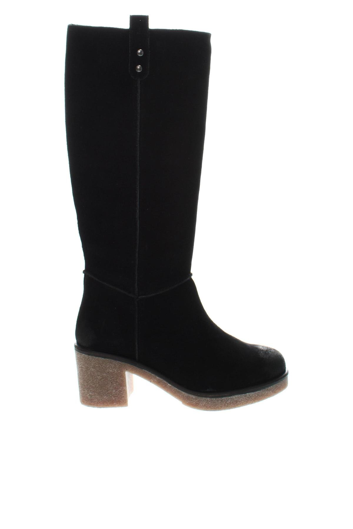 Γυναικείες μπότες Manoukian, Μέγεθος 37, Χρώμα Μαύρο, Τιμή 52,86 €