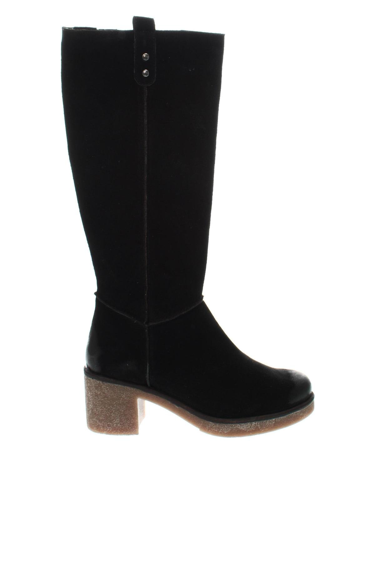 Γυναικείες μπότες Manoukian, Μέγεθος 39, Χρώμα Μαύρο, Τιμή 39,27 €