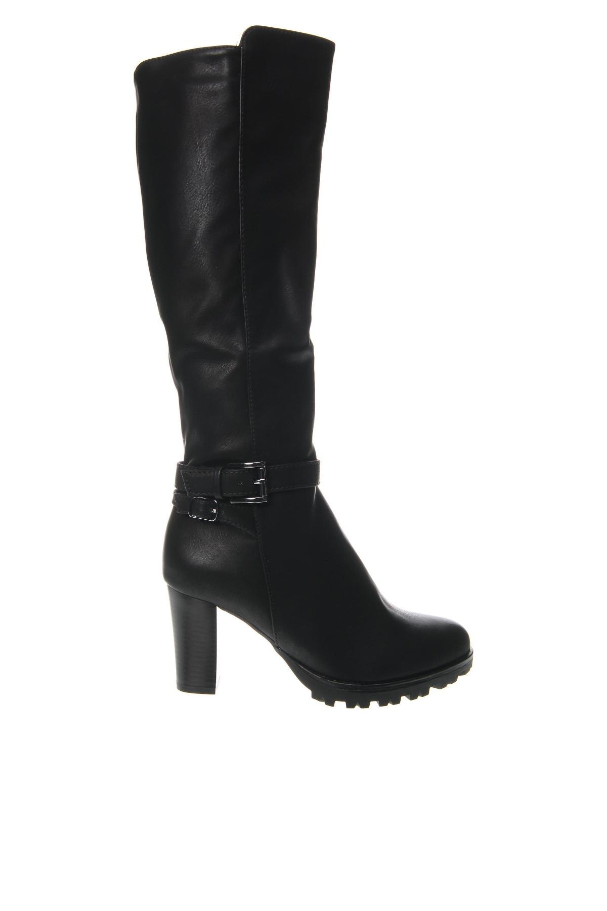 Γυναικείες μπότες Sixth Sens, Μέγεθος 38, Χρώμα Μαύρο, Τιμή 26,85 €