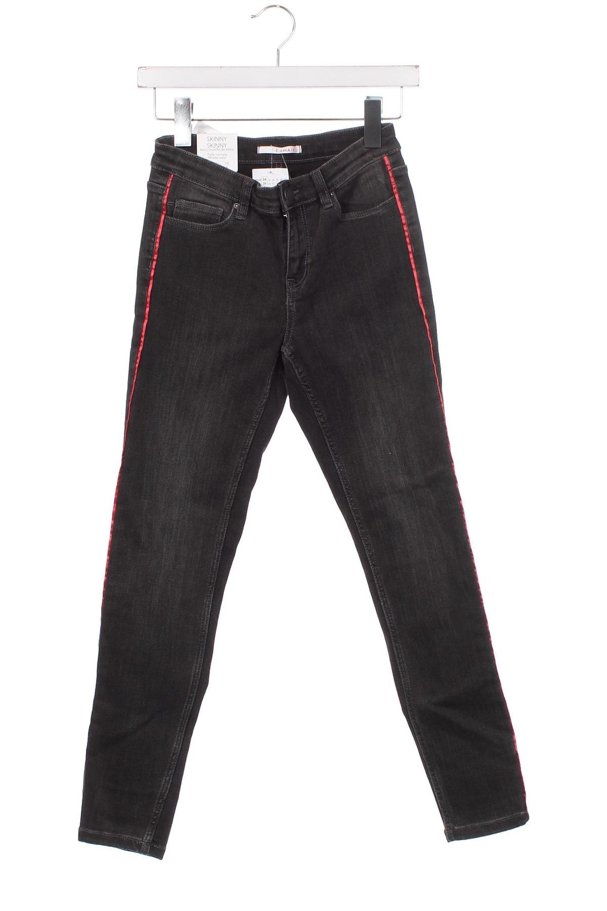 Damen Jeans Camaieu, Größe XS, Farbe Grau, Preis 11,86 €