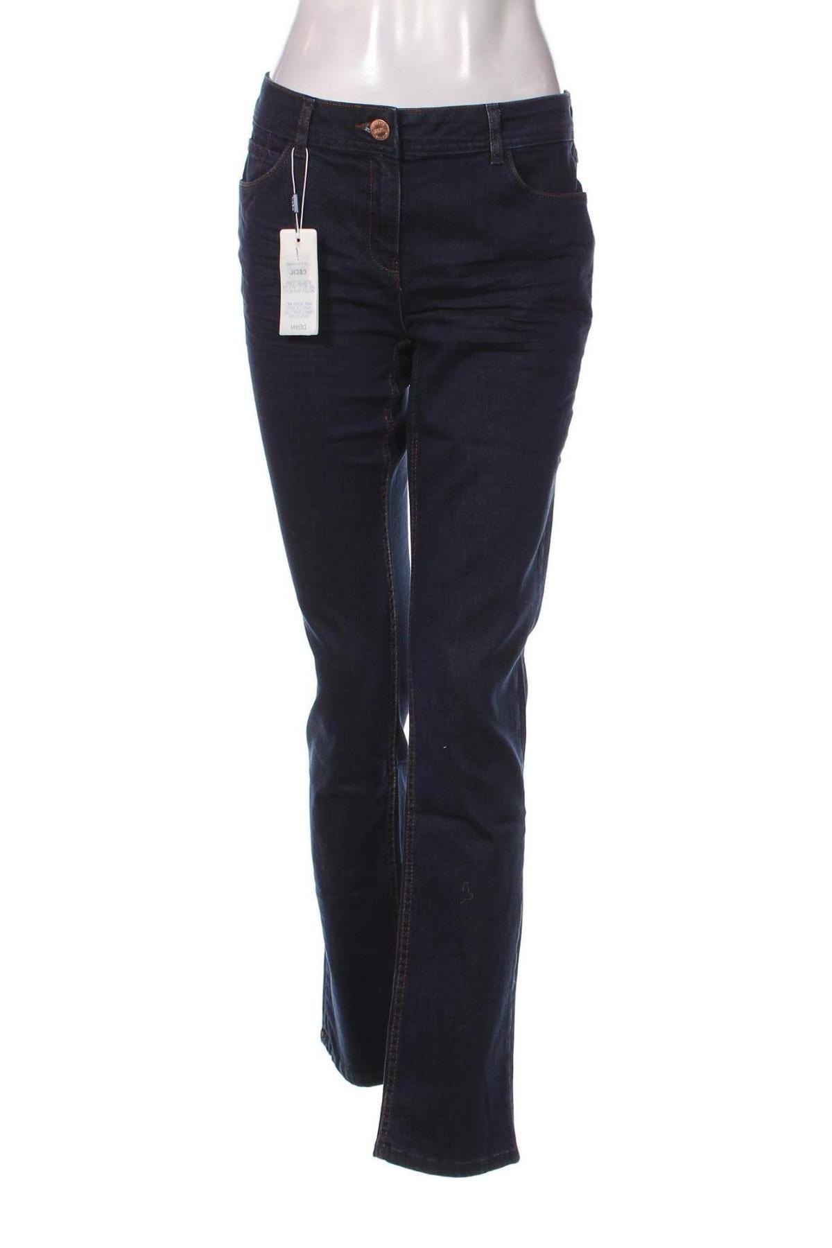 Γυναικείο Τζίν Cecil, Μέγεθος L, Χρώμα Μπλέ, Τιμή 44,85 €