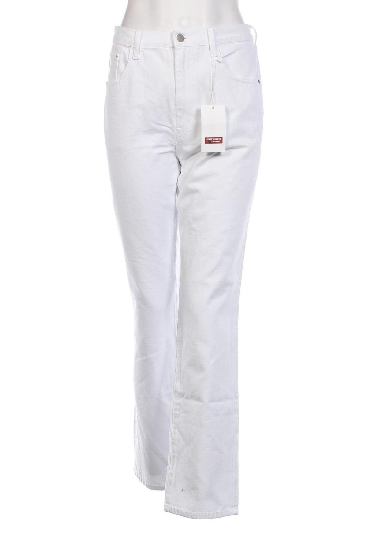 Dámské džíny  Comptoir Des Cotonniers, Velikost L, Barva Bílá, Cena  747,00 Kč