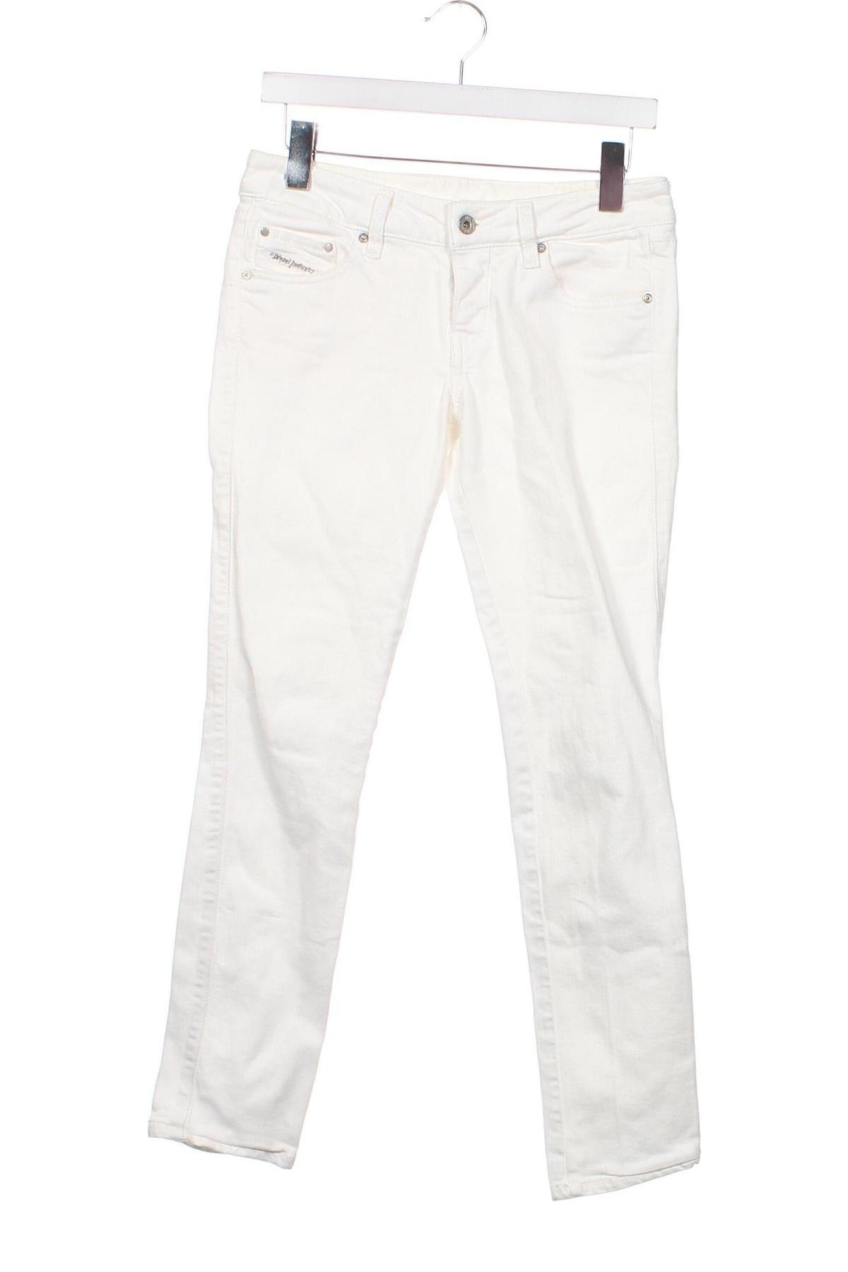 Damskie jeansy Diesel, Rozmiar S, Kolor Biały, Cena 148,54 zł