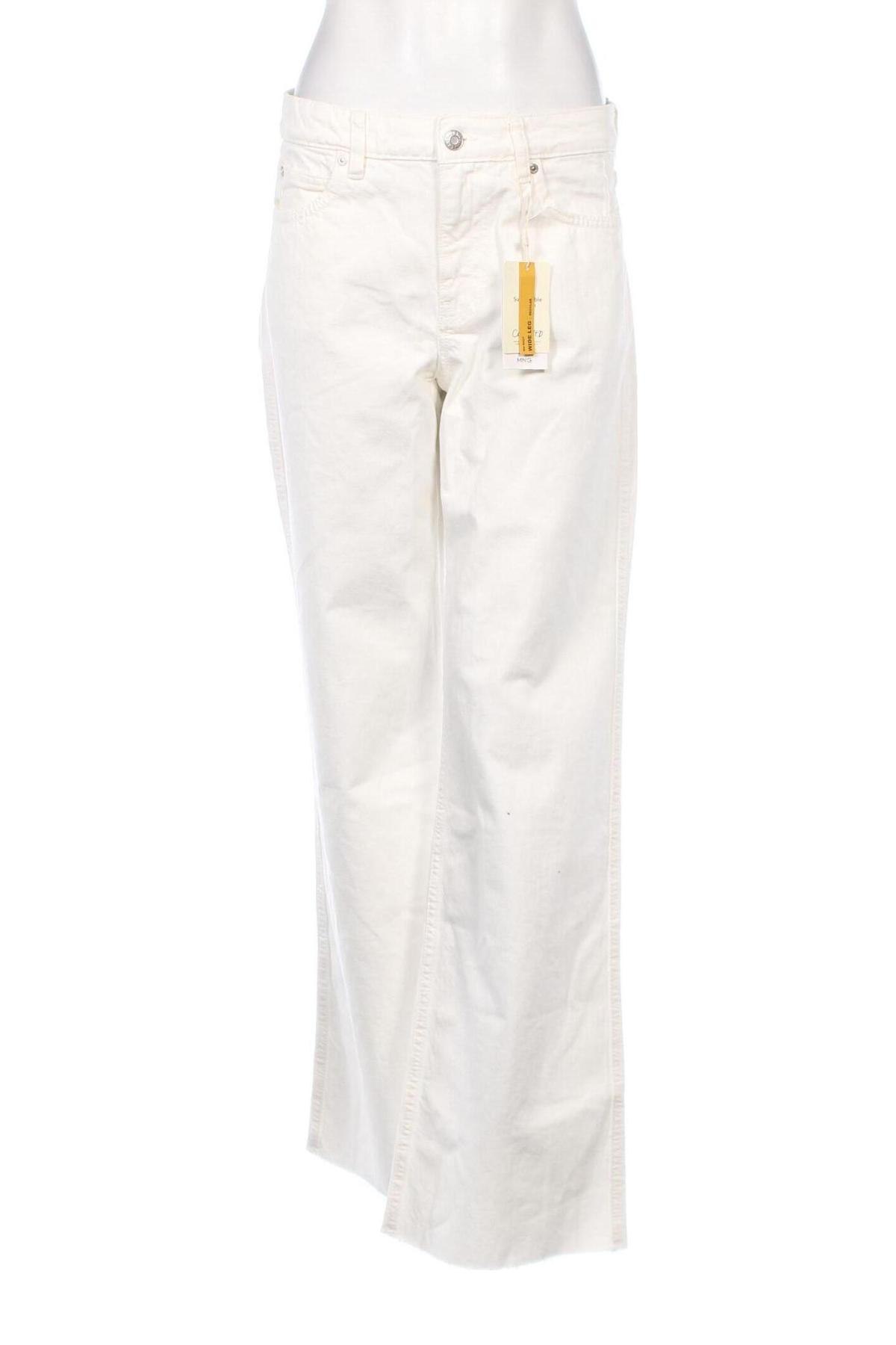 Damen Jeans Mango, Größe M, Farbe Weiß, Preis 17,53 €