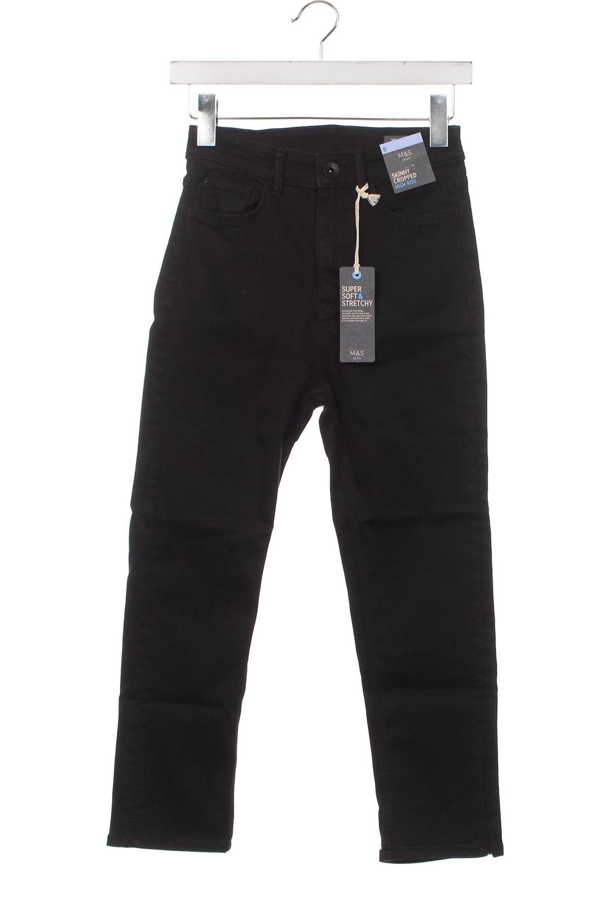 Dámske džínsy  Marks & Spencer, Veľkosť S, Farba Čierna, Cena  10,30 €