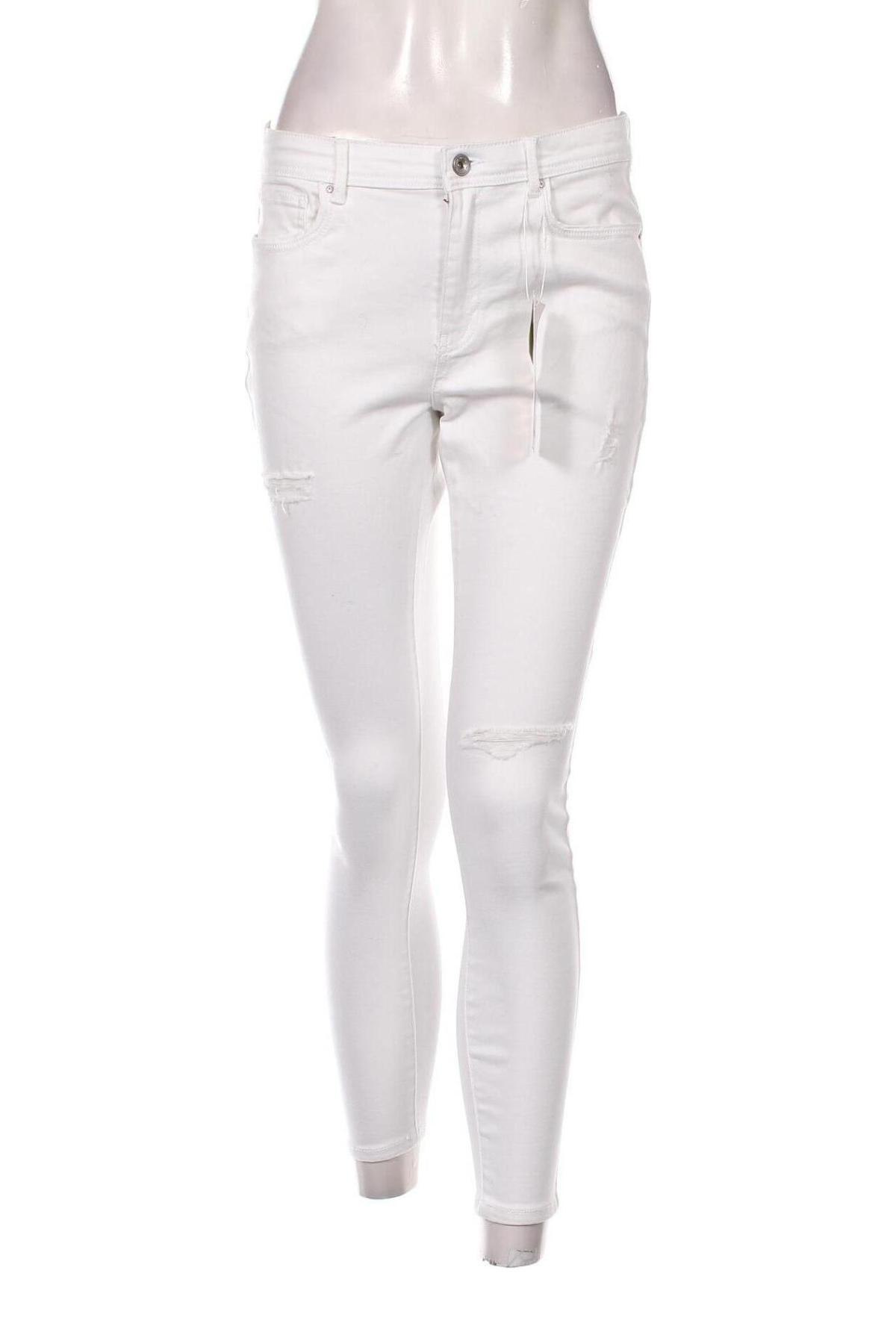 Γυναικείο Τζίν ONLY, Μέγεθος L, Χρώμα Λευκό, Τιμή 8,76 €