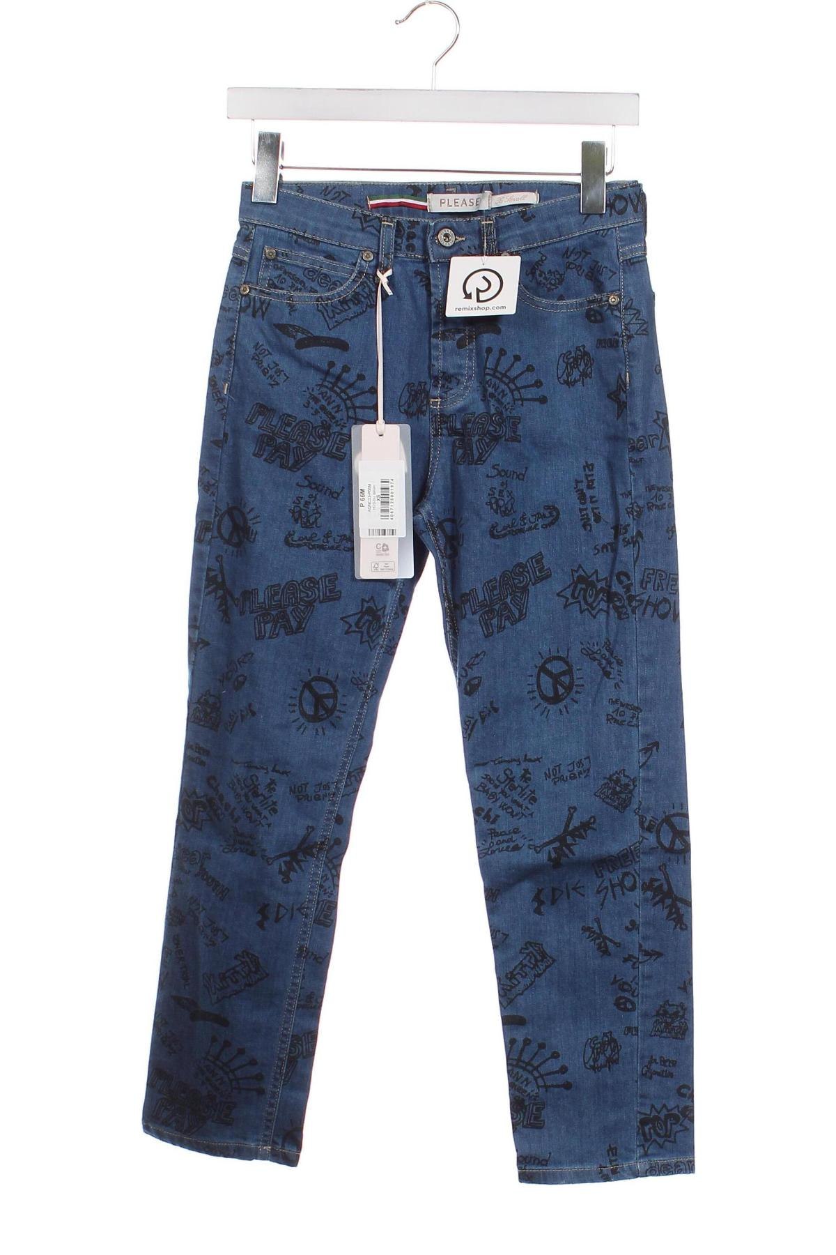 Dámské džíny  Please, Velikost XS, Barva Modrá, Cena  327,00 Kč