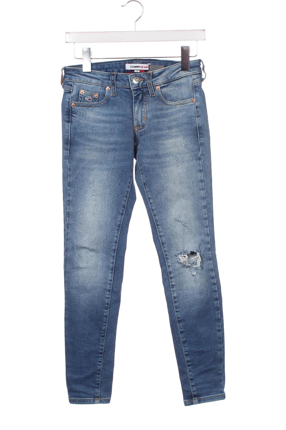 Дамски дънки Tommy Jeans, Размер XXS, Цвят Син, Цена 94,71 лв.