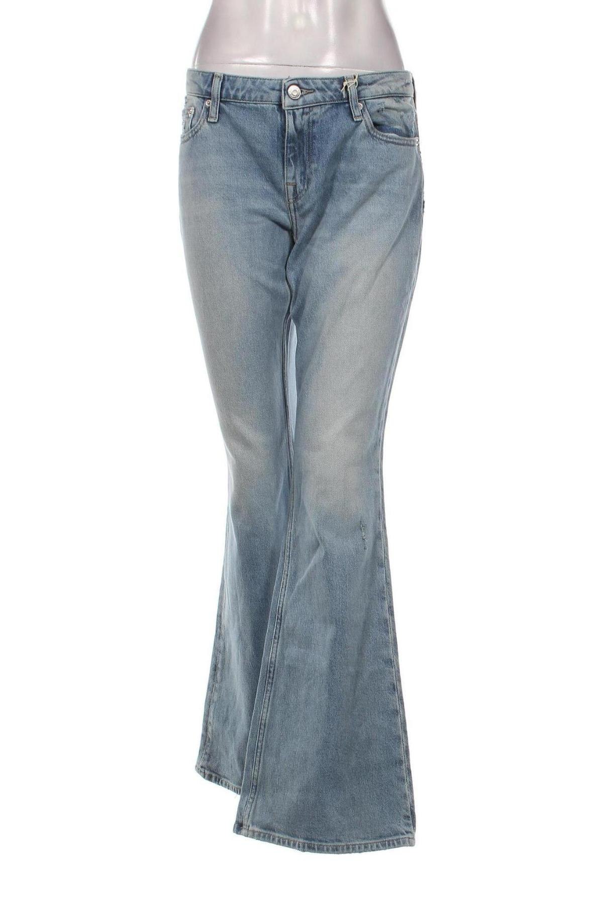 Дамски дънки Tommy Jeans, Размер M, Цвят Син, Цена 94,71 лв.