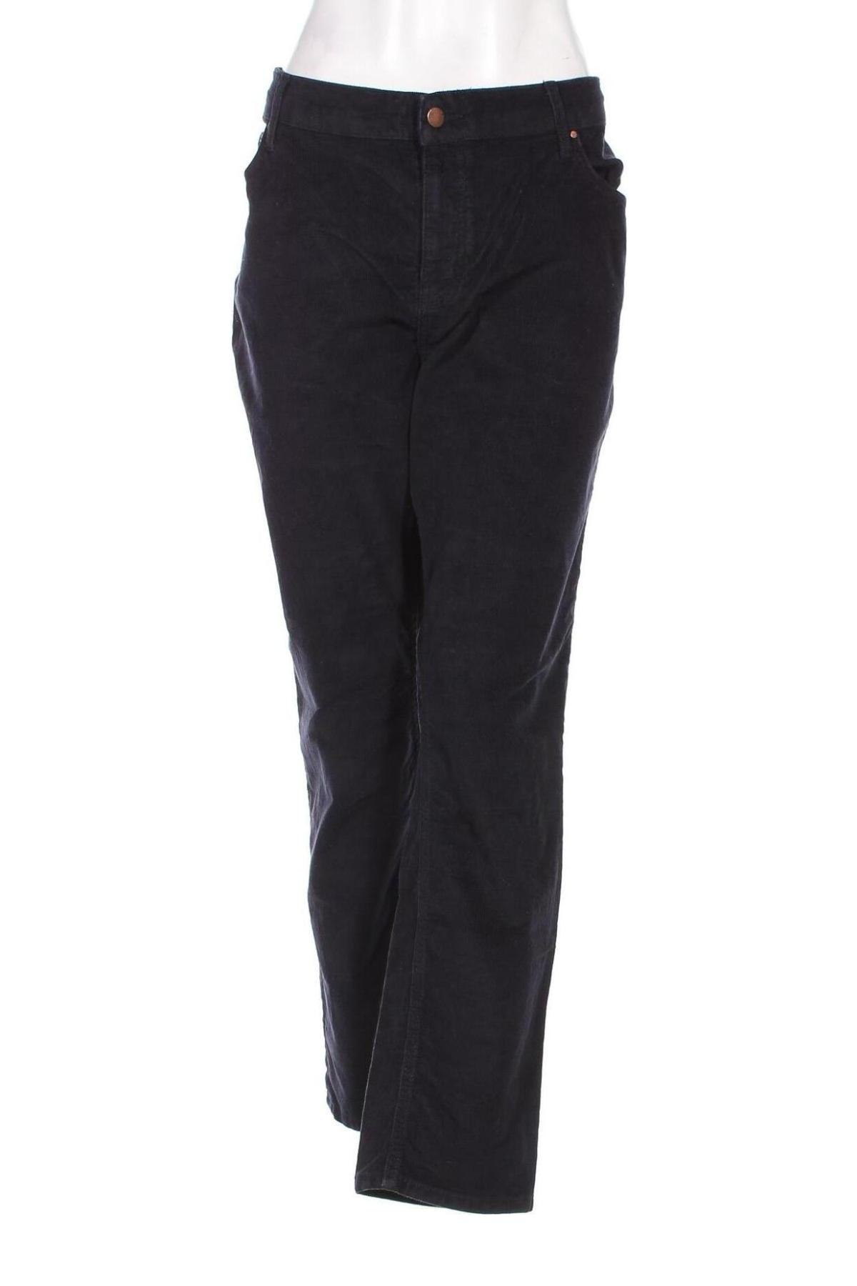 Pantaloni de velvet de femei Boden, Mărime XL, Culoare Albastru, Preț 38,68 Lei