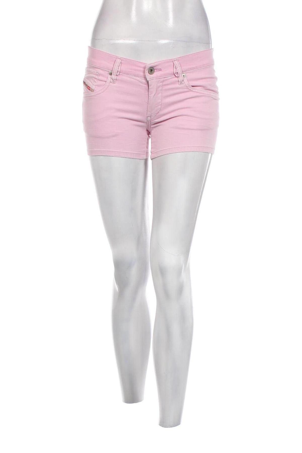 Дамски къс панталон Diesel, Размер S, Цвят Розов, Цена 98,10 лв.