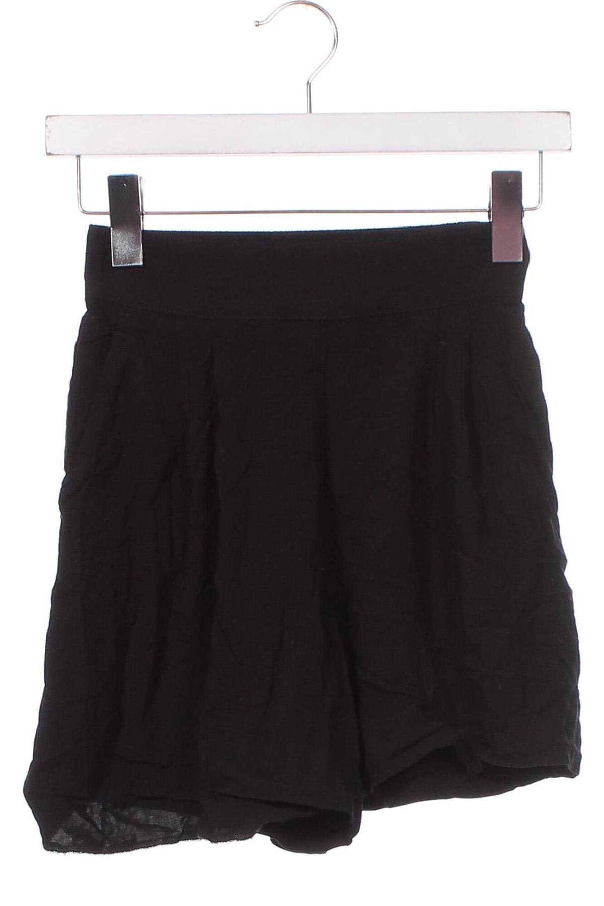 Γυναικείο κοντό παντελόνι H&M, Μέγεθος XXS, Χρώμα Μαύρο, Τιμή 3,29 €