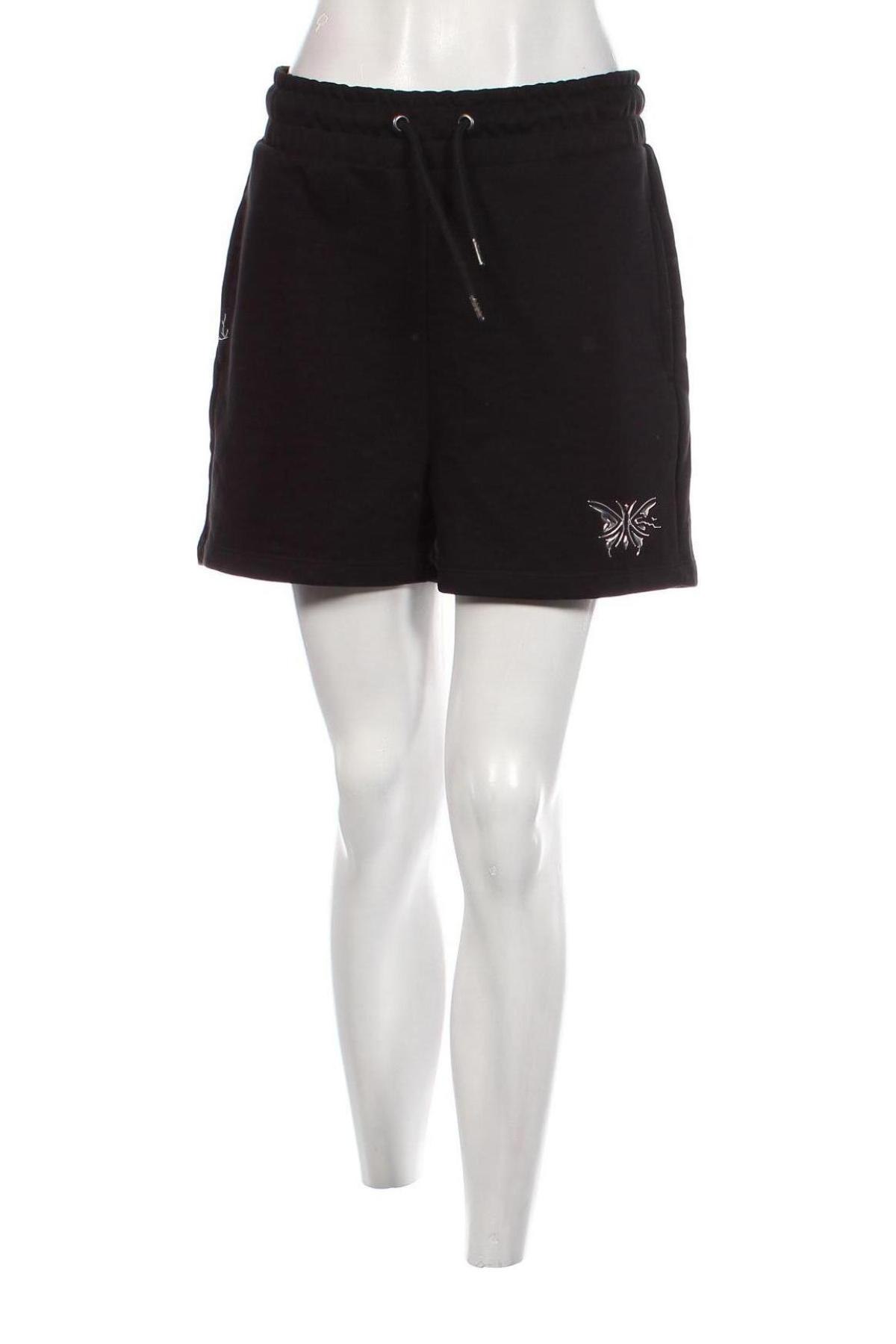 Γυναικείο κοντό παντελόνι Karl Kani, Μέγεθος M, Χρώμα Μαύρο, Τιμή 19,02 €