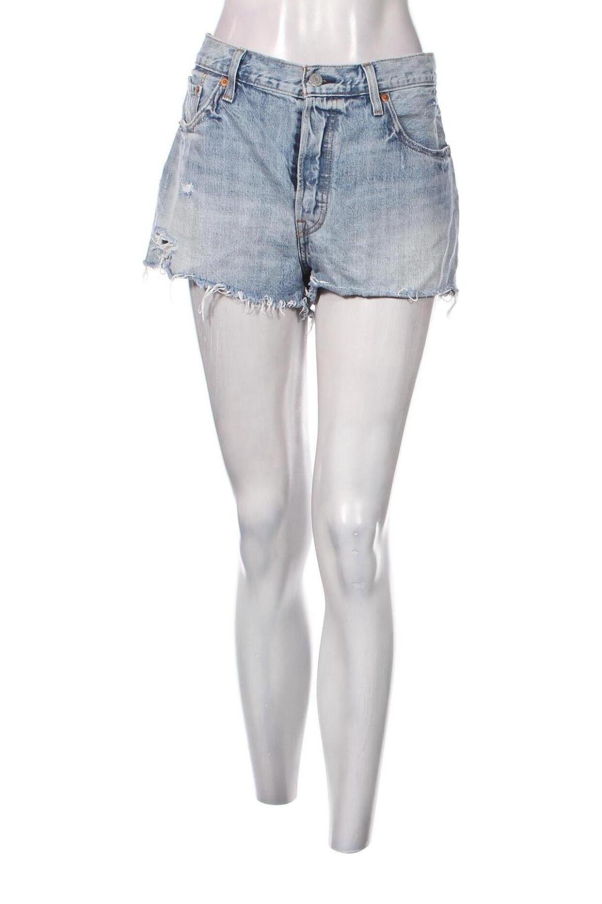 Pantaloni scurți de femei Levi's, Mărime XL, Culoare Albastru, Preț 111,84 Lei