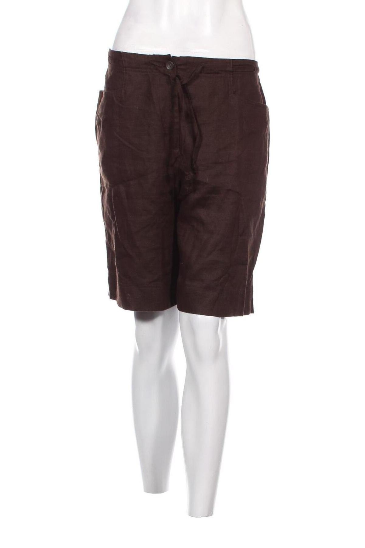 Γυναικείο κοντό παντελόνι Ms Mode, Μέγεθος M, Χρώμα Καφέ, Τιμή 9,62 €