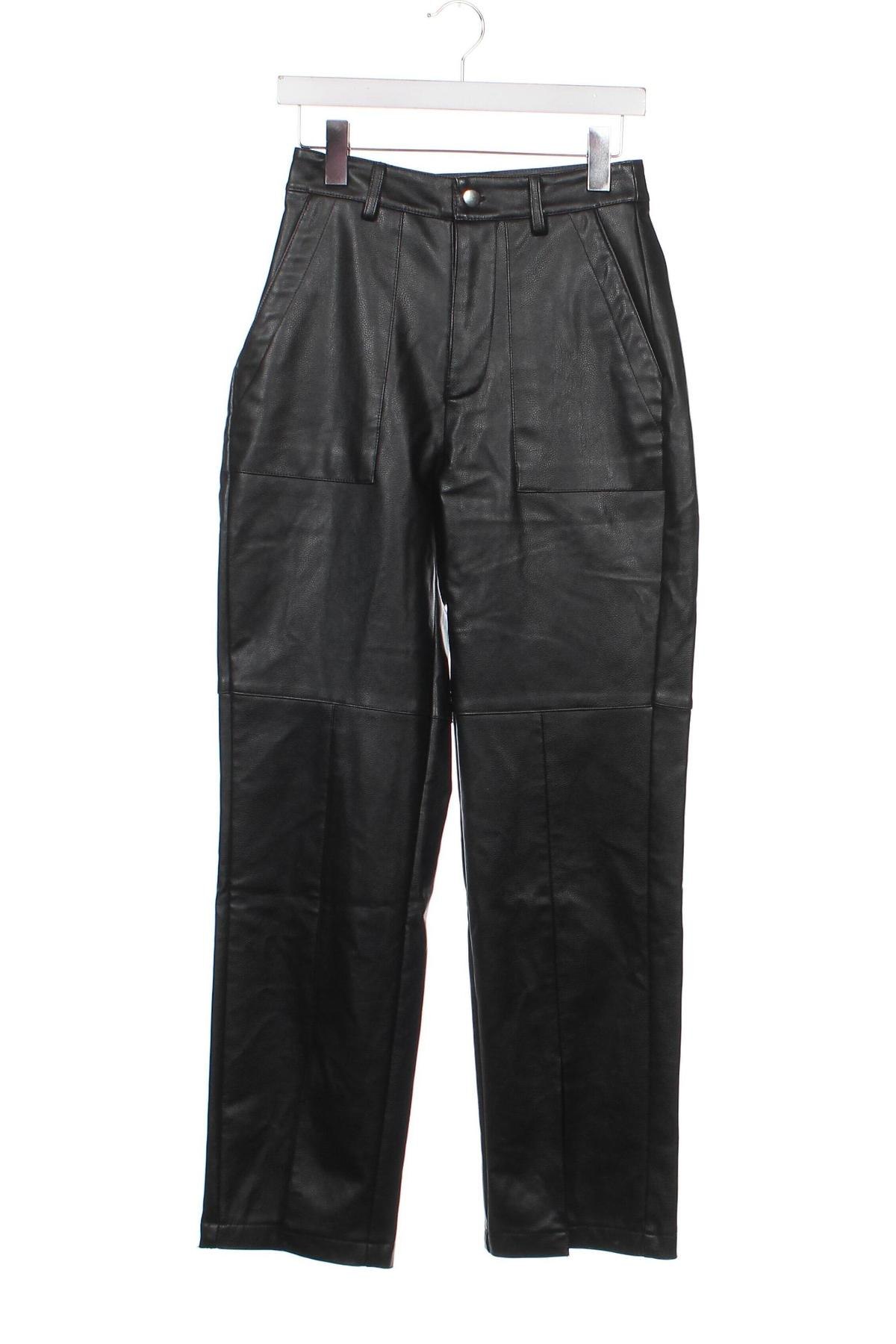 Pantaloni de piele pentru damă NA-KD, Mărime XS, Culoare Negru, Preț 95,39 Lei