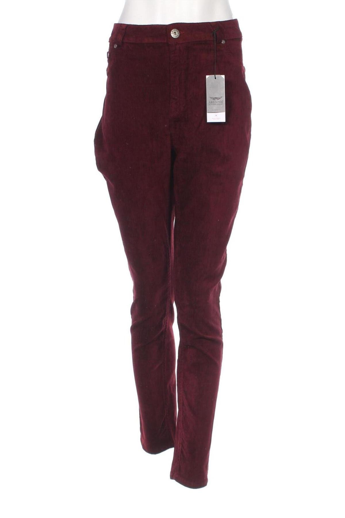 Γυναικείο παντελόνι Arizona, Μέγεθος XXL, Χρώμα Κόκκινο, Τιμή 9,72 €