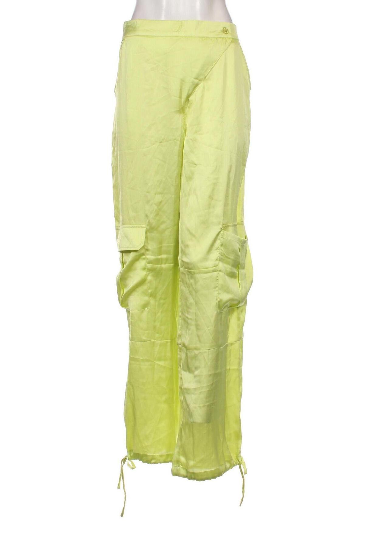 Pantaloni de femei Boohoo, Mărime S, Culoare Verde, Preț 151,32 Lei