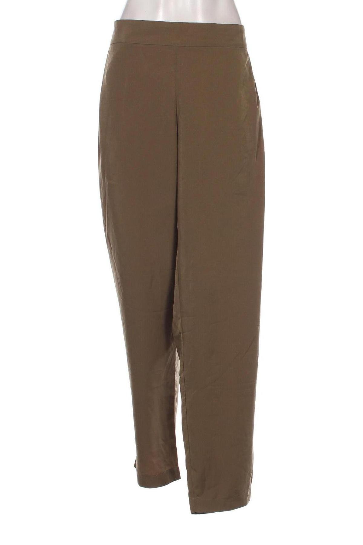 Γυναικείο παντελόνι Bpc Bonprix Collection, Μέγεθος 4XL, Χρώμα Πράσινο, Τιμή 7,00 €
