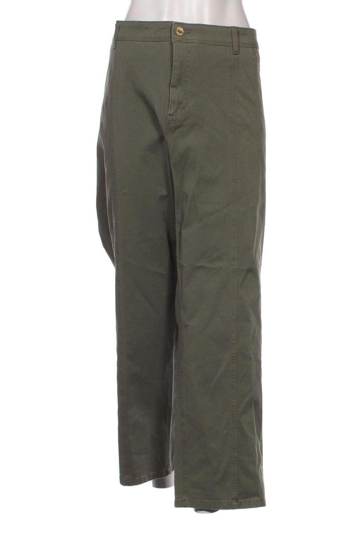 Γυναικείο παντελόνι C&A, Μέγεθος 4XL, Χρώμα Πράσινο, Τιμή 17,04 €