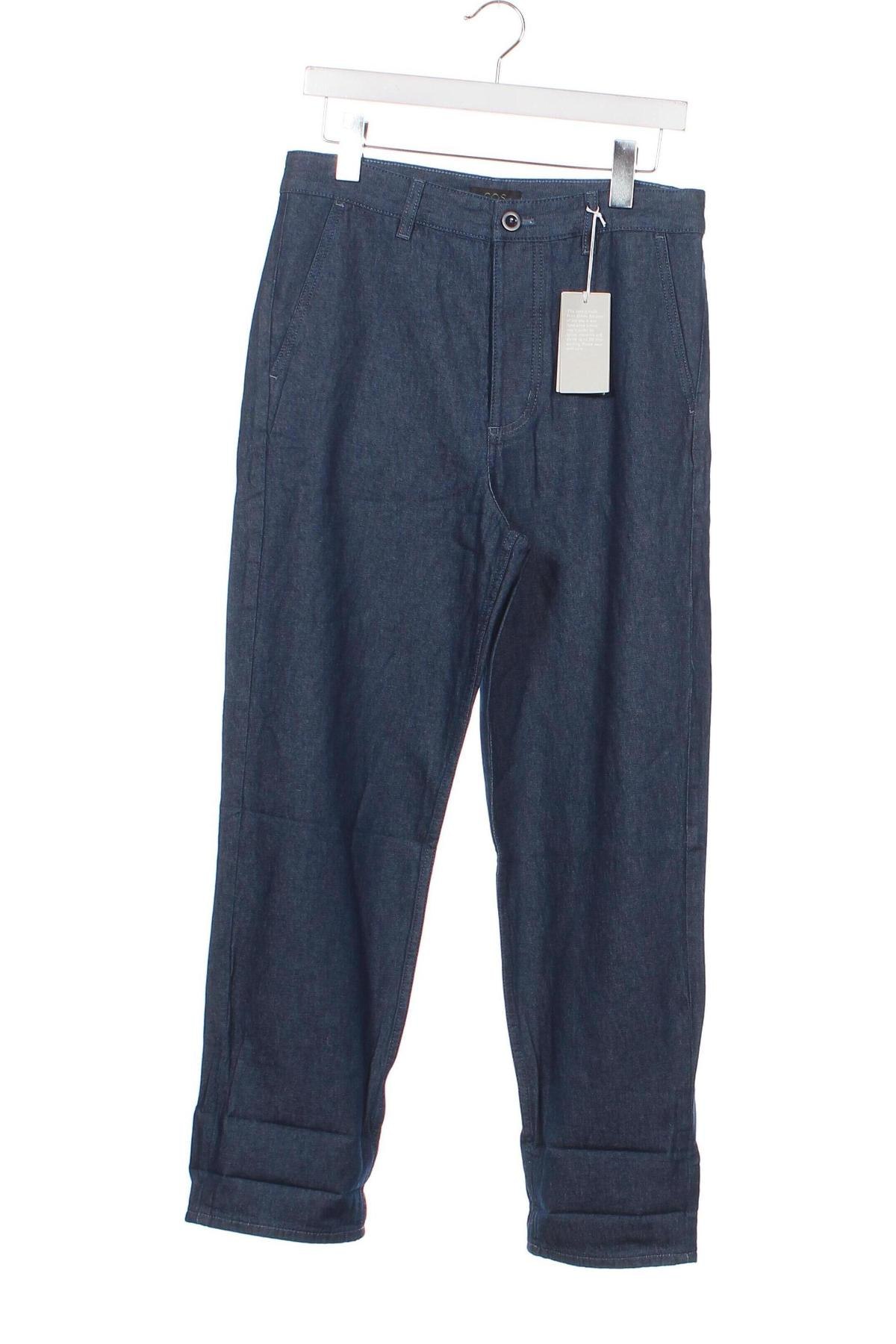 Pantaloni de femei COS, Mărime XS, Culoare Albastru, Preț 216,12 Lei