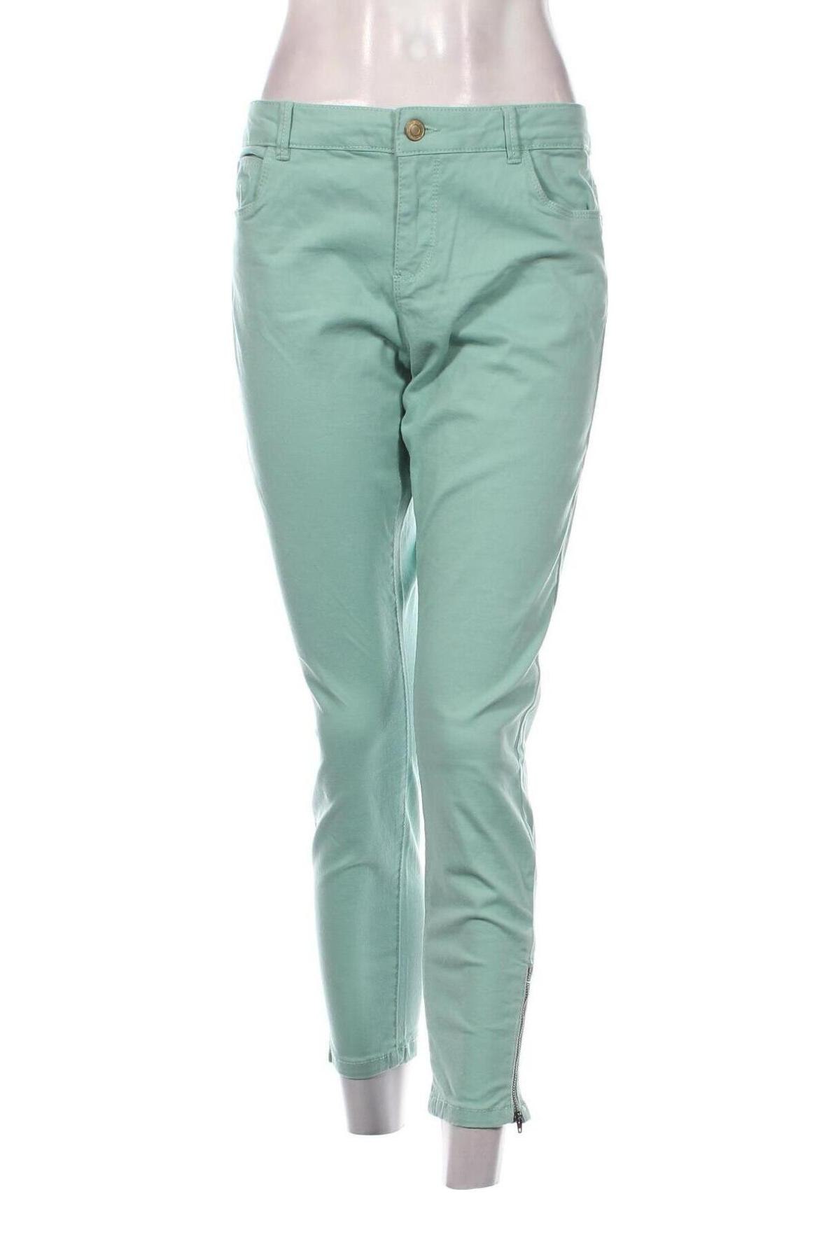 Pantaloni de femei Camaieu, Mărime XL, Culoare Verde, Preț 151,32 Lei