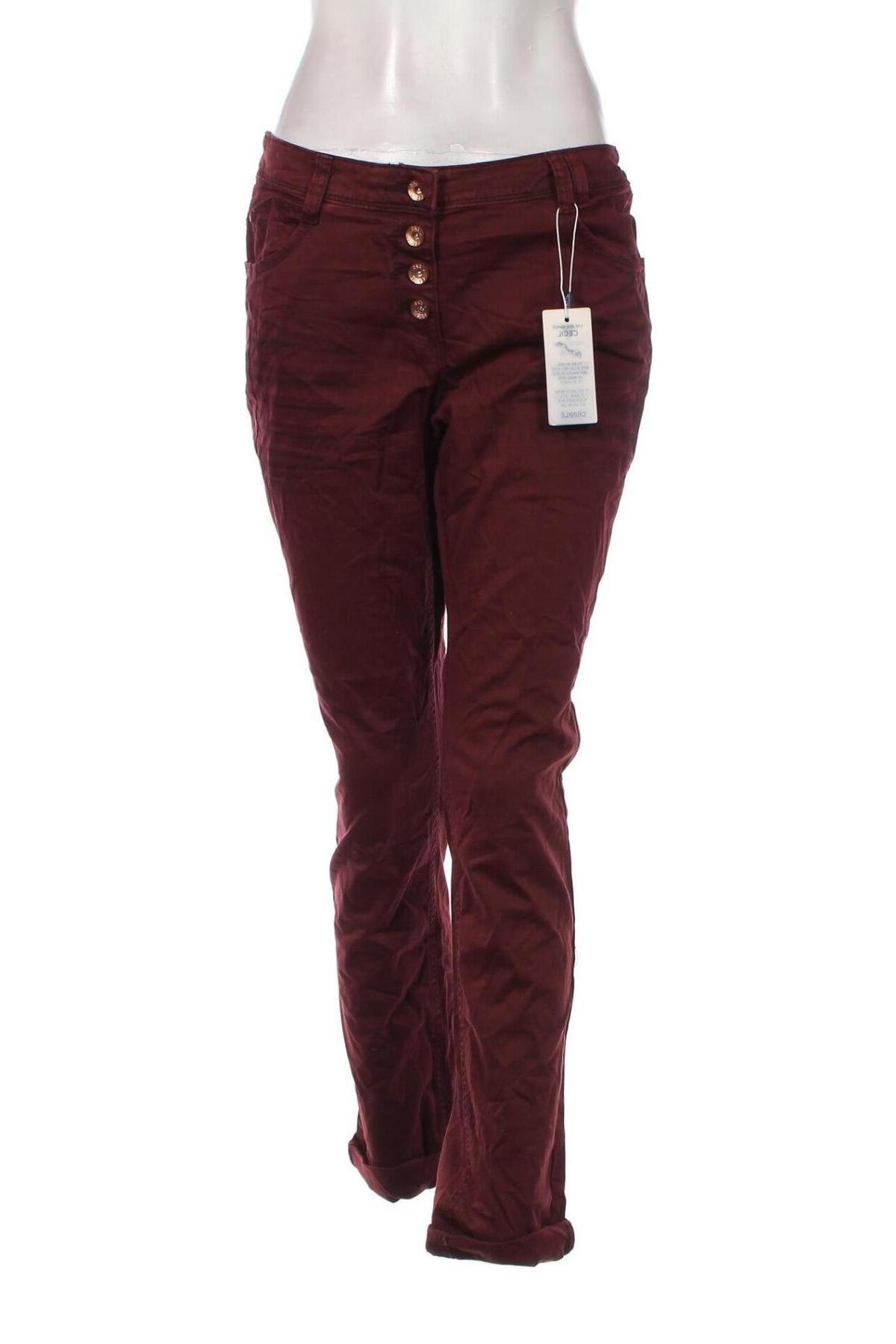 Дамски панталон Cecil, Размер L, Цвят Лилав, Цена 21,75 лв.